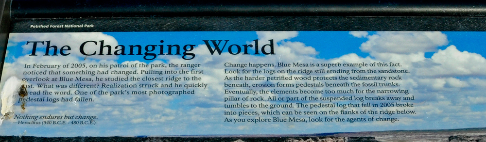 sign: The changing world